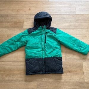 Columbia Black Jacket with Blue Accent